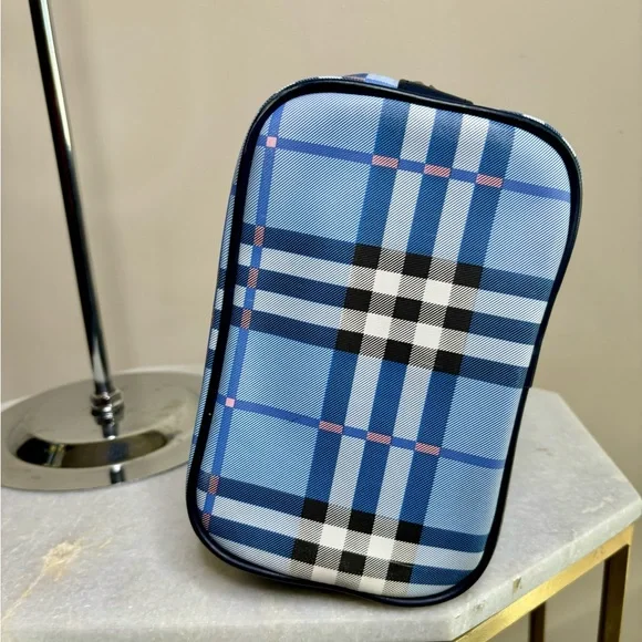 Burberry Blue Checkered Women's Handbag - Picture 5 of 6
